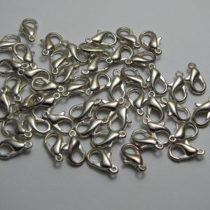 100 Lobster clasps 12mm