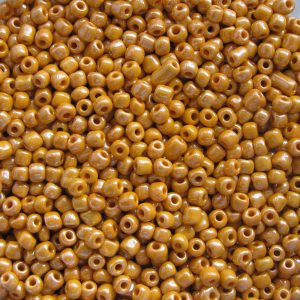 Orange seed beads 3mm