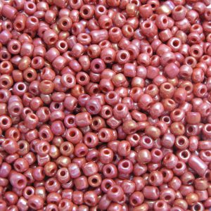 Salmon seed beads 3mm