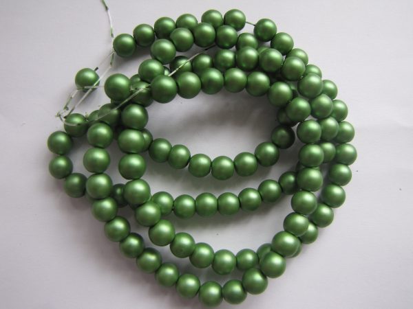 Green smooth painted 8mm